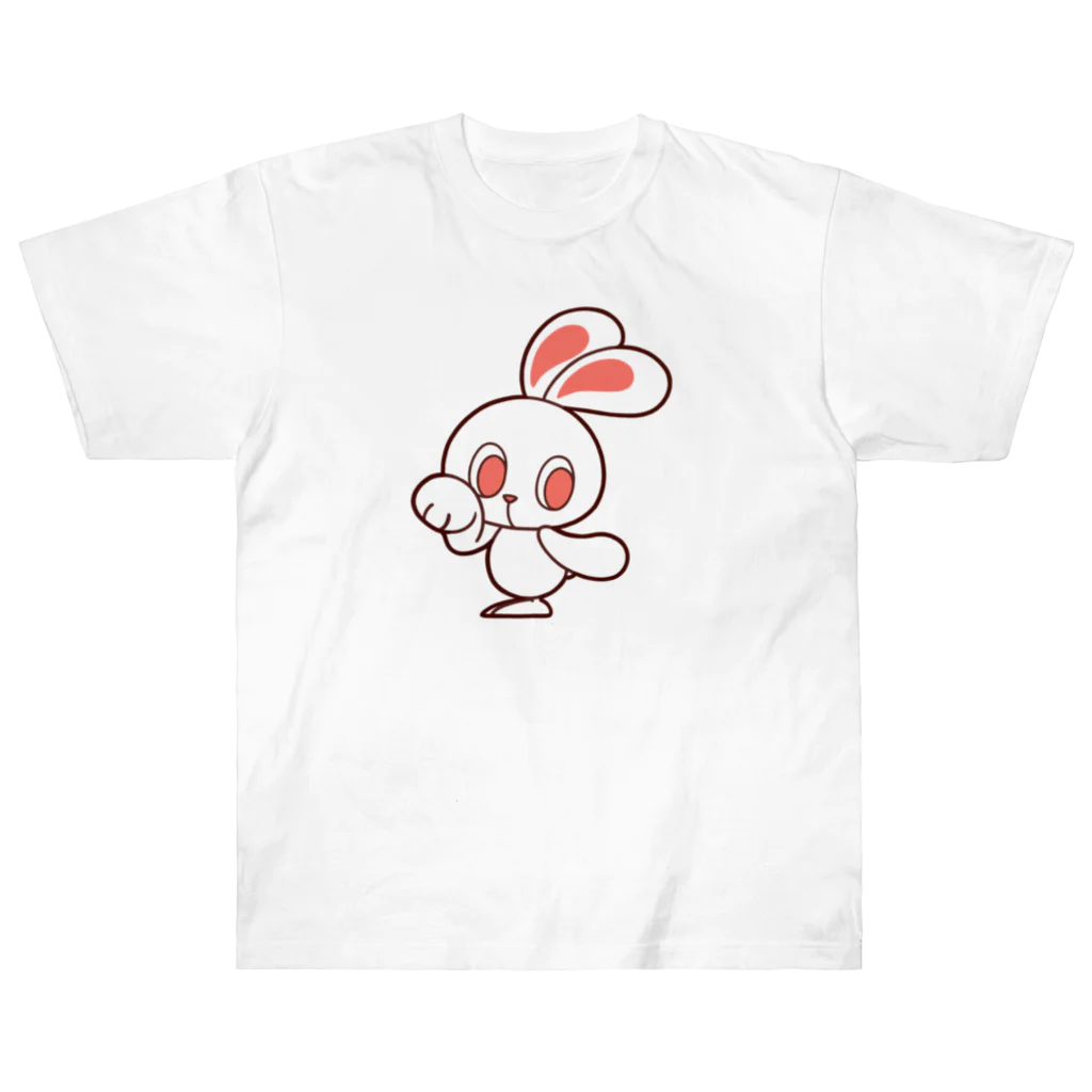 レタ(LETA)のぽっぷらうさぎ Heavyweight T-Shirt