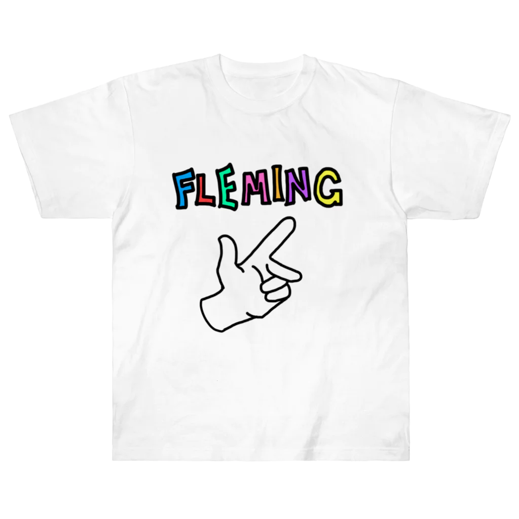 理系のらくがきのFLEMINGぽっぷ Heavyweight T-Shirt