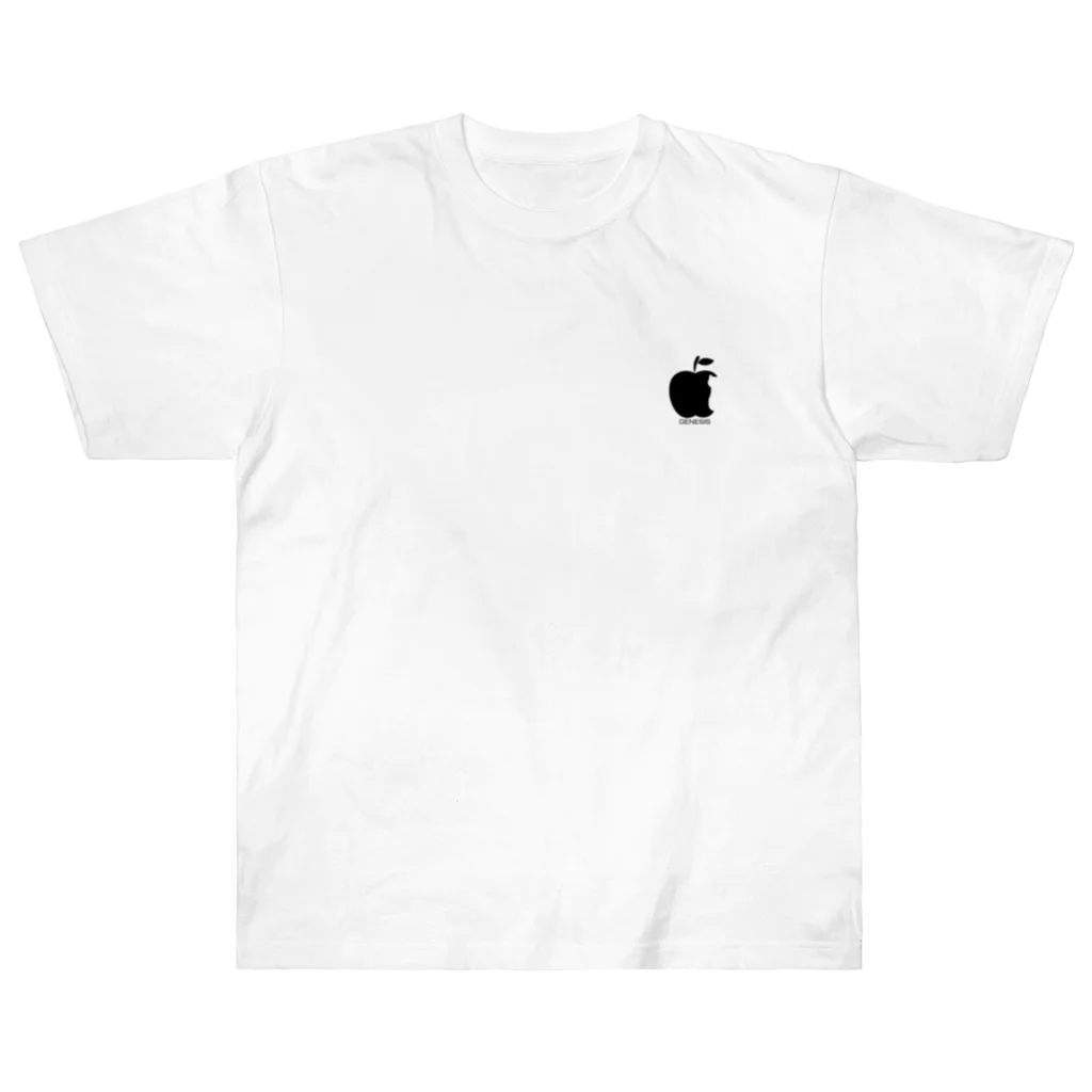 マーチング_GENESISのGENEリンゴ Heavyweight T-Shirt