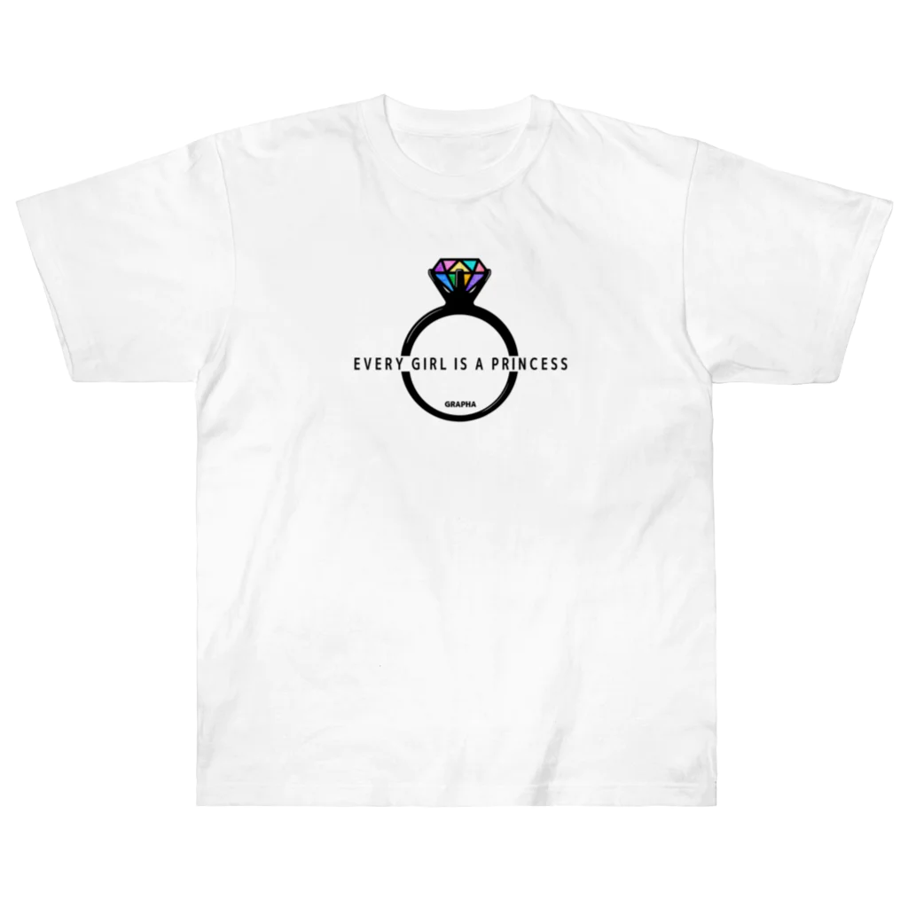 香庭くゆるのグラスプリンセス/リング Heavyweight T-Shirt