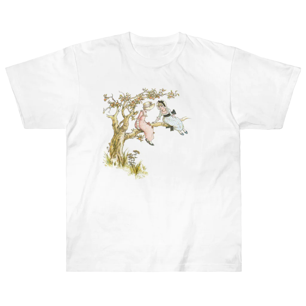 Hungry Freaksのケイト・グリーナウェイ "In a apple tree" Heavyweight T-Shirt