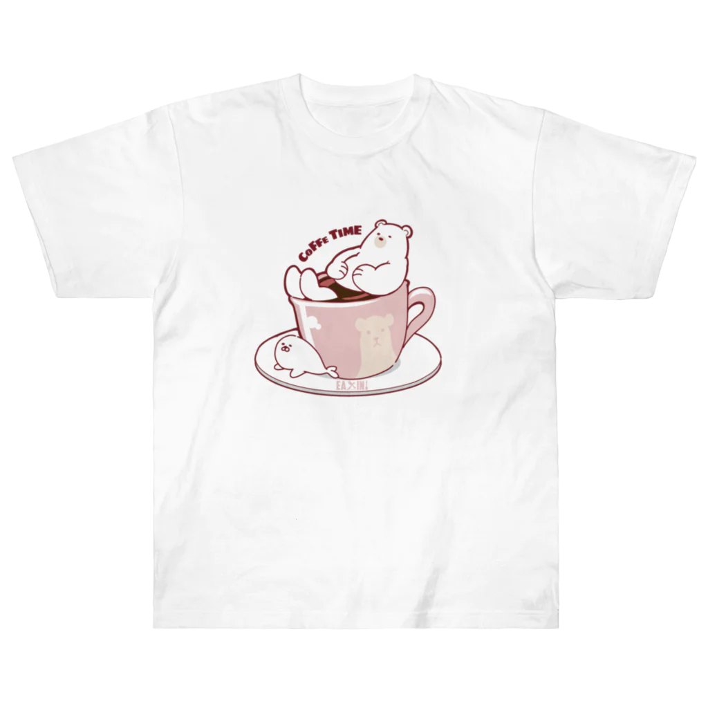 EAT IN!のcoffe time! Heavyweight T-Shirt