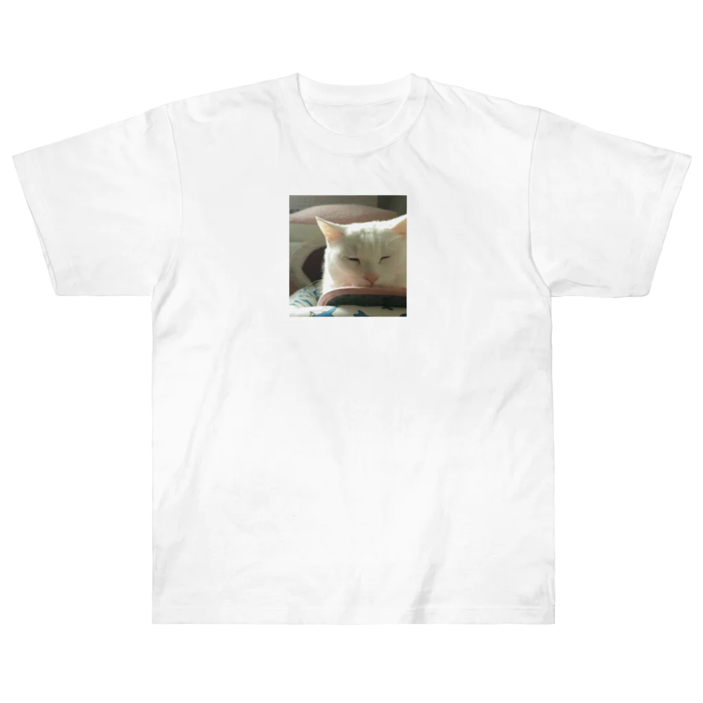 しろねこまるのしろねこまる Heavyweight T-Shirt