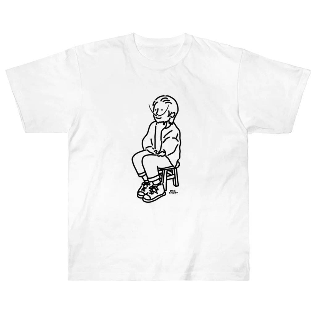 モリチエコのむすこーで02 Heavyweight T-Shirt