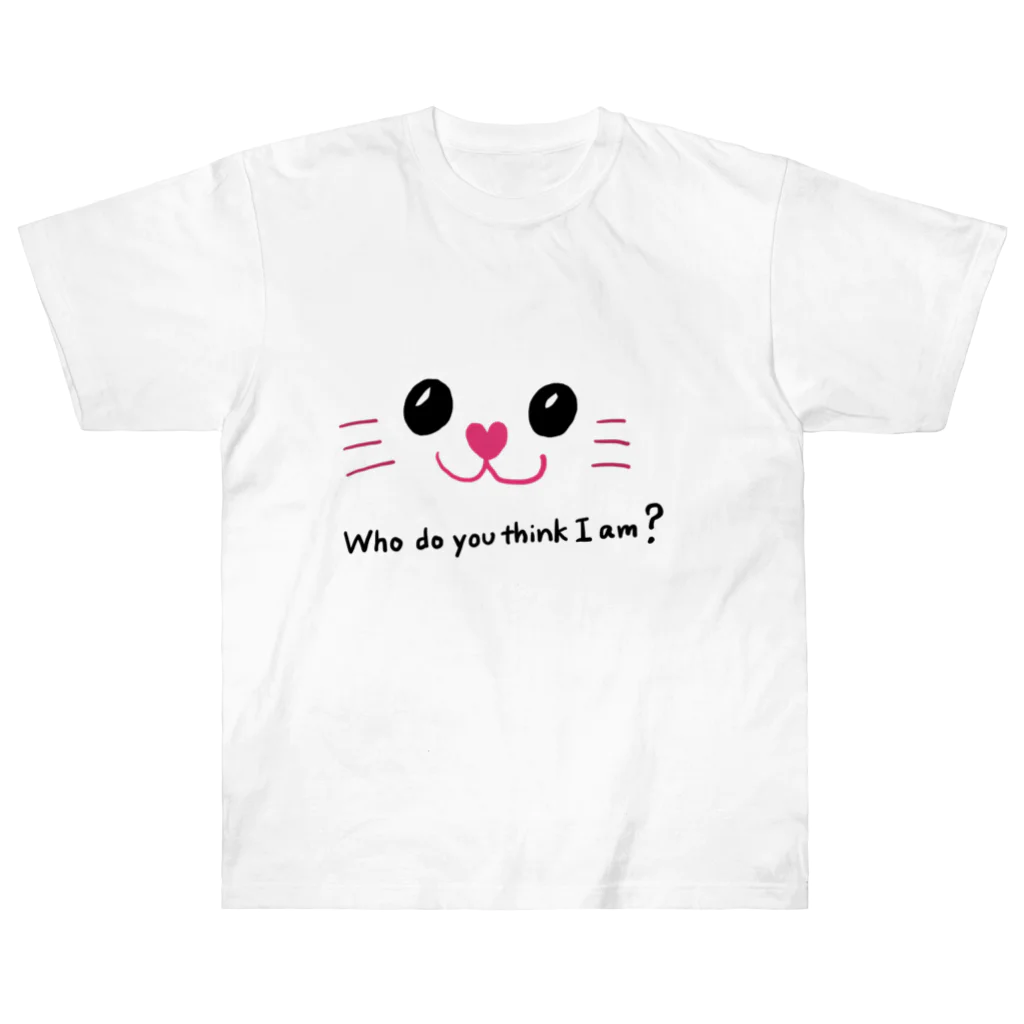 yakiimoのねこ？うさぎ？いぬ？アザラシ？ ヘビーウェイトTシャツ