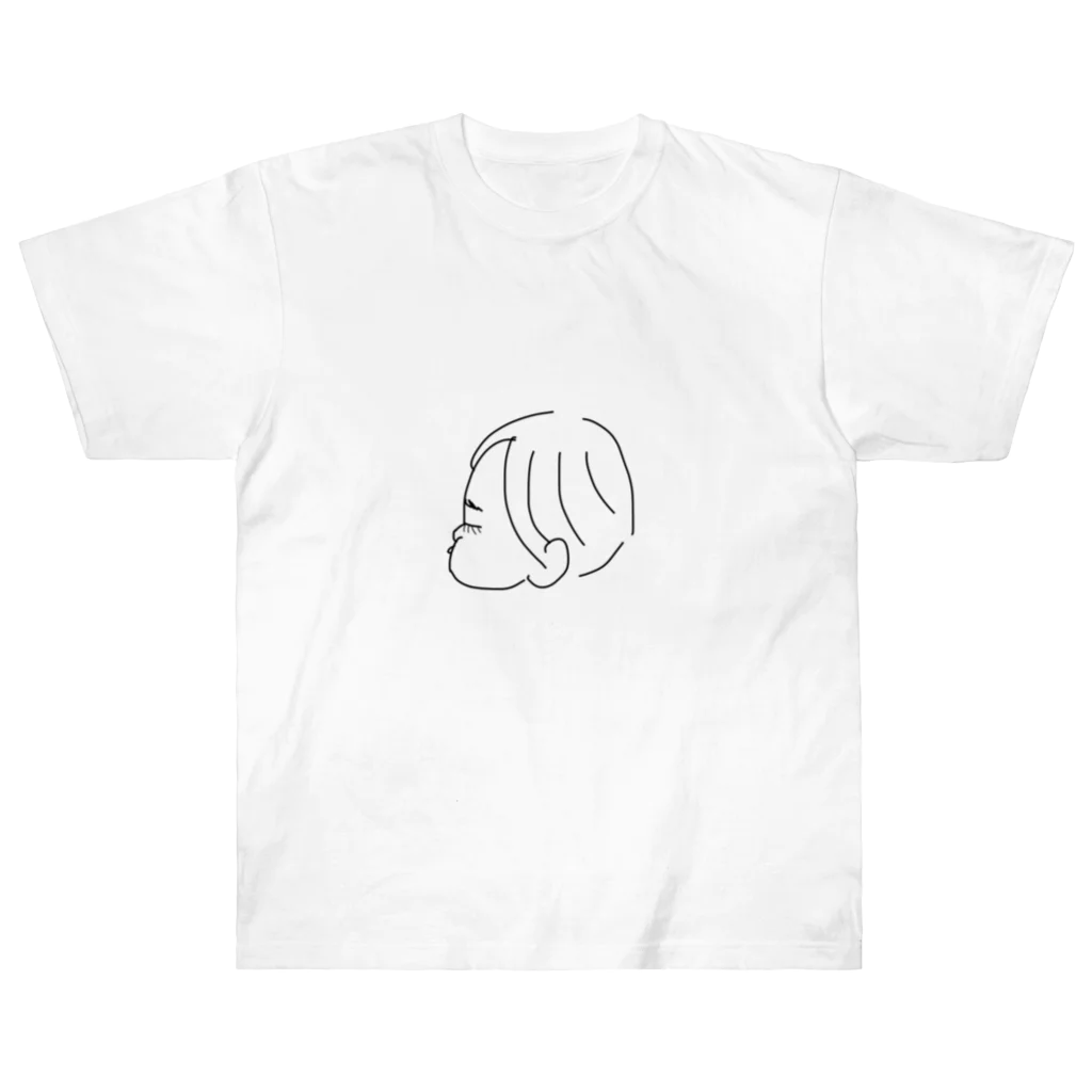 小林の赤ちゃんの横顔 Heavyweight T-Shirt