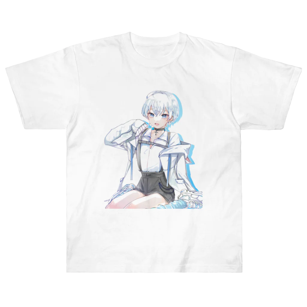 あまね🤟🏻🫶🏻 のAmane'立ち絵グッズ ヘビーウェイトTシャツ