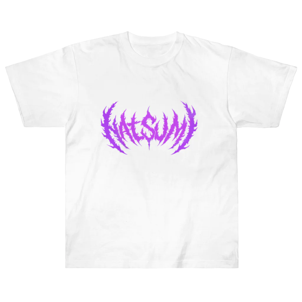 METAL PRINCESSのNatsumi deathlogo（なつみさんのデスロゴ） ヘビーウェイトTシャツ