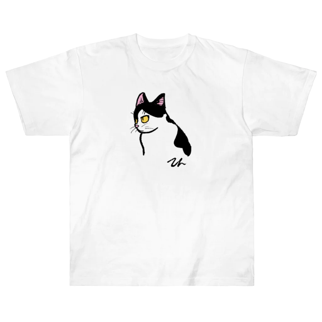 toru_utsunomiyaの猫のテン ヘビーウェイトTシャツ