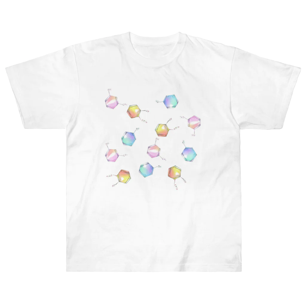 ピヨ_chemistryの芳香族化合物2 ヘビーウェイトTシャツ