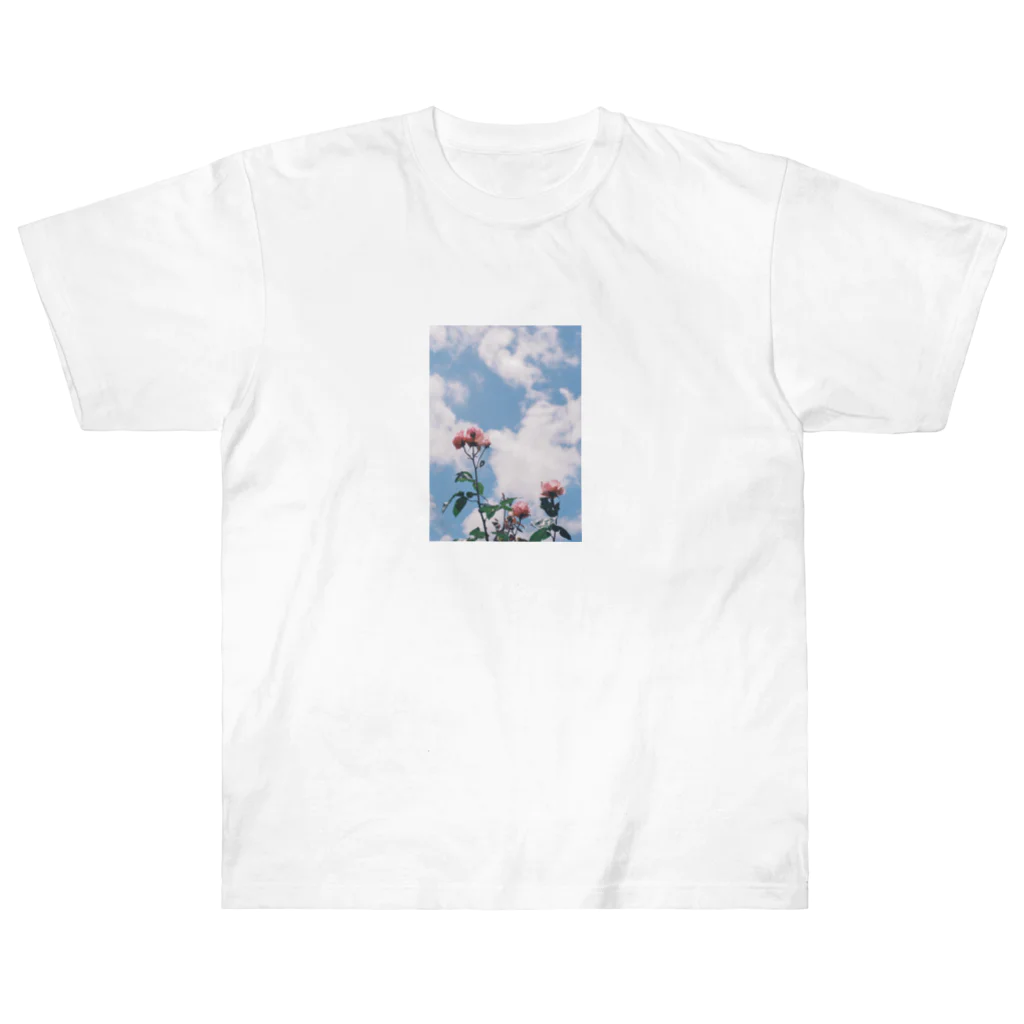 宮野悠里のお店の薔薇の塔 Heavyweight T-Shirt