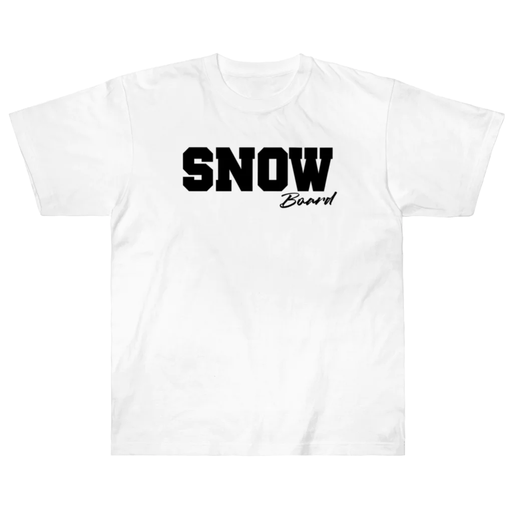 おもしろいTシャツ屋さんのSNOWBOARD　スノーボード ヘビーウェイトTシャツ