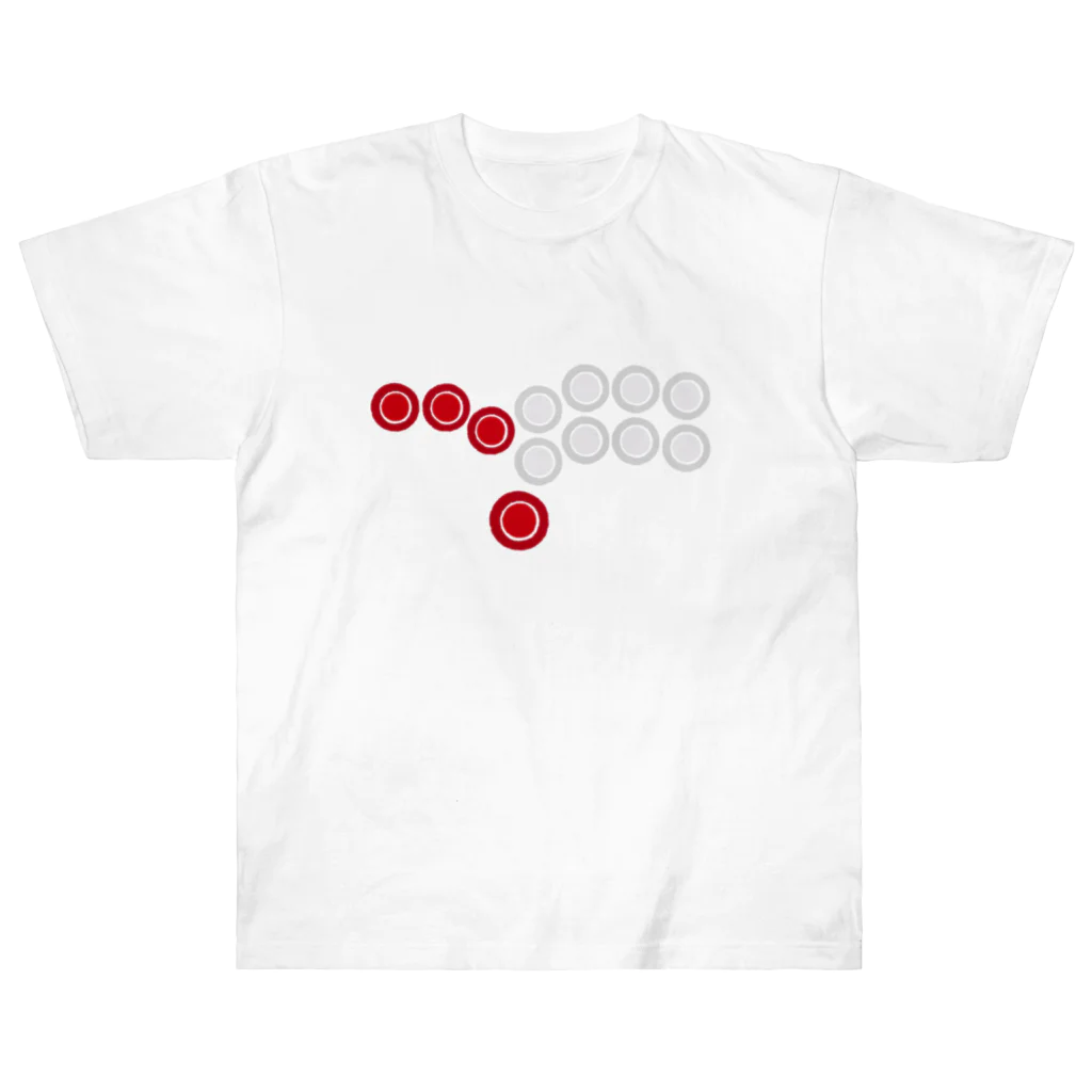 HamidusのHitbox コントローラー ボタン レイアウト - アーケード ファイティング ゲーマー Heavyweight T-Shirt