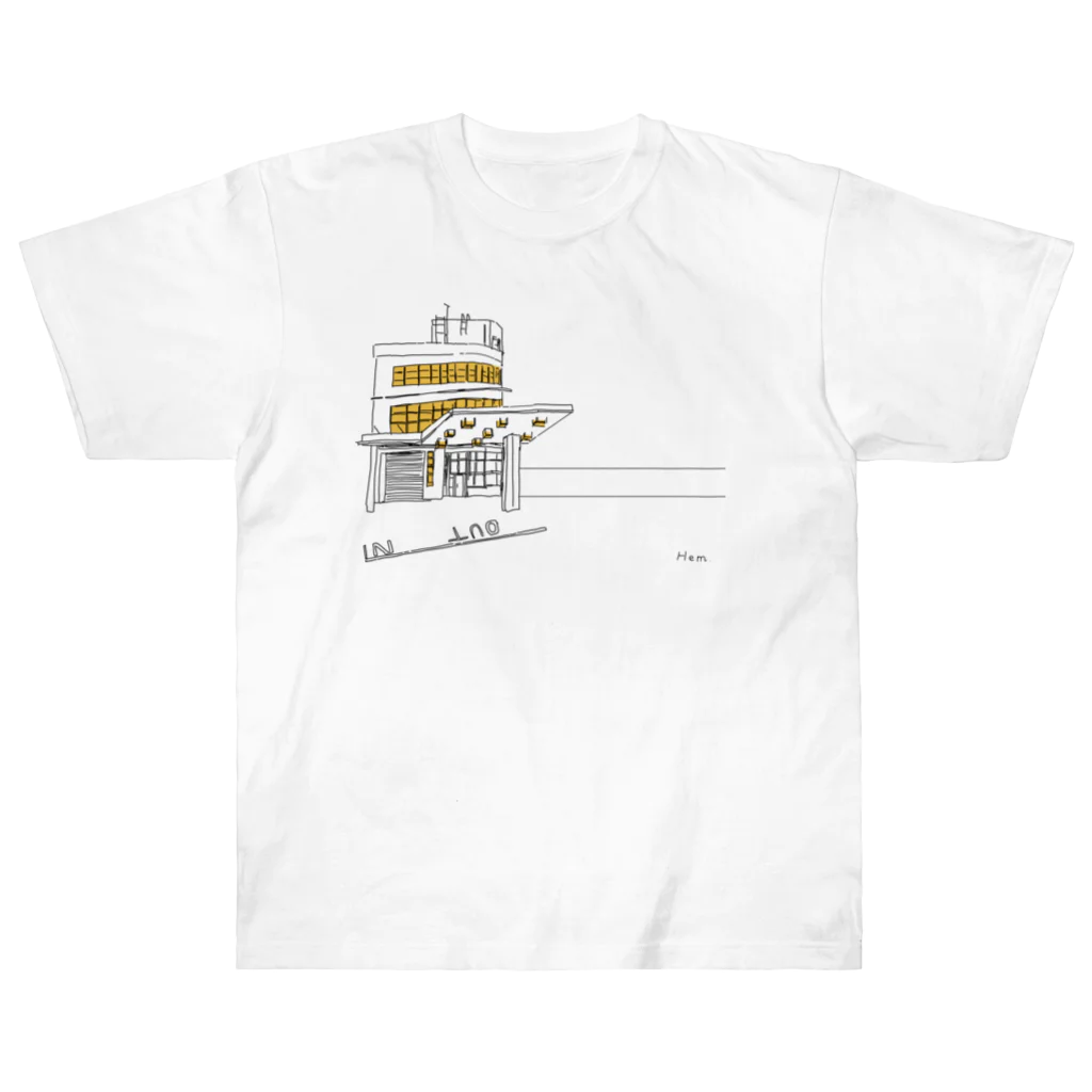 _Hem_のツボな建物_No.3 Heavyweight T-Shirt