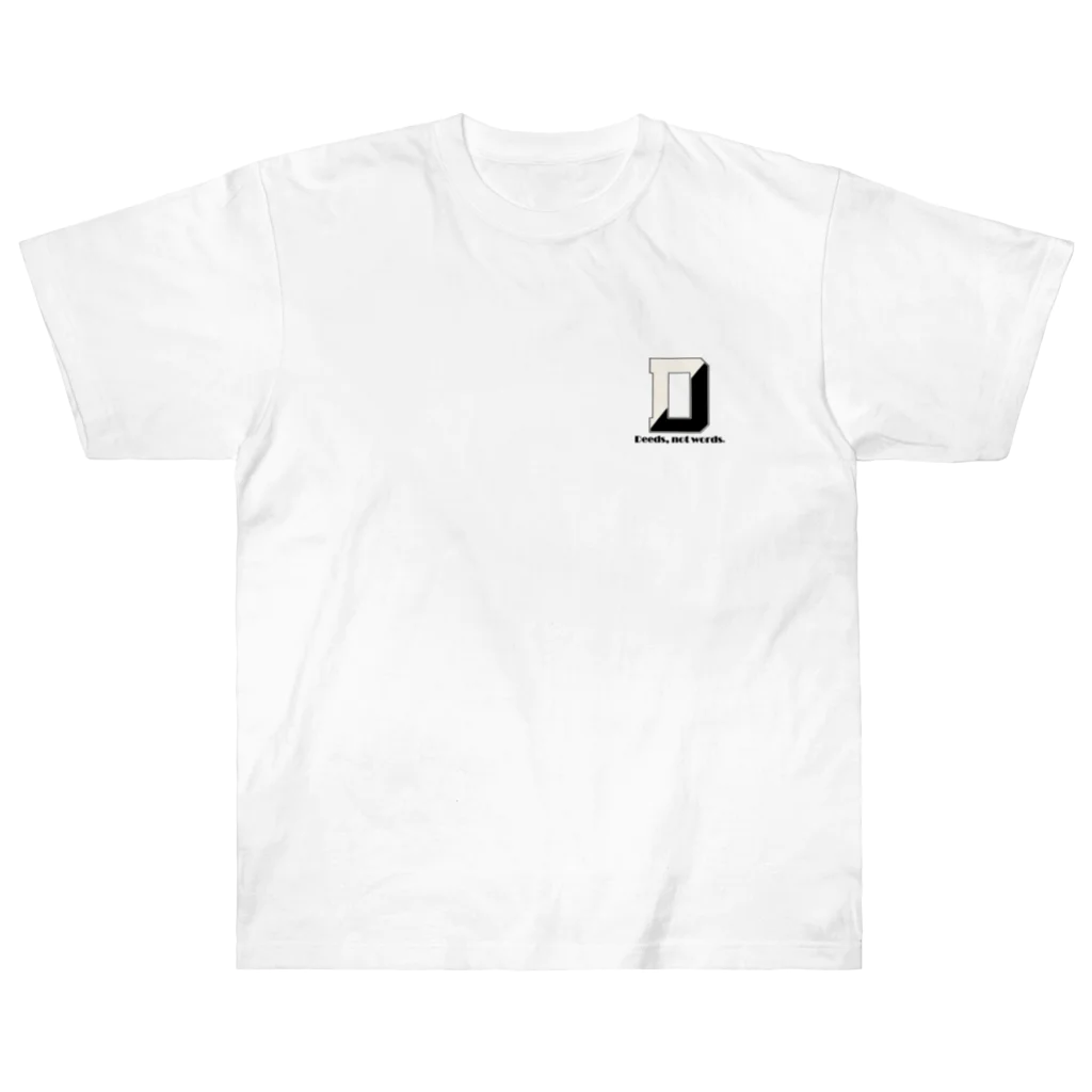 ゆたろう2.0のカレッジ風ロゴ Heavyweight T-Shirt