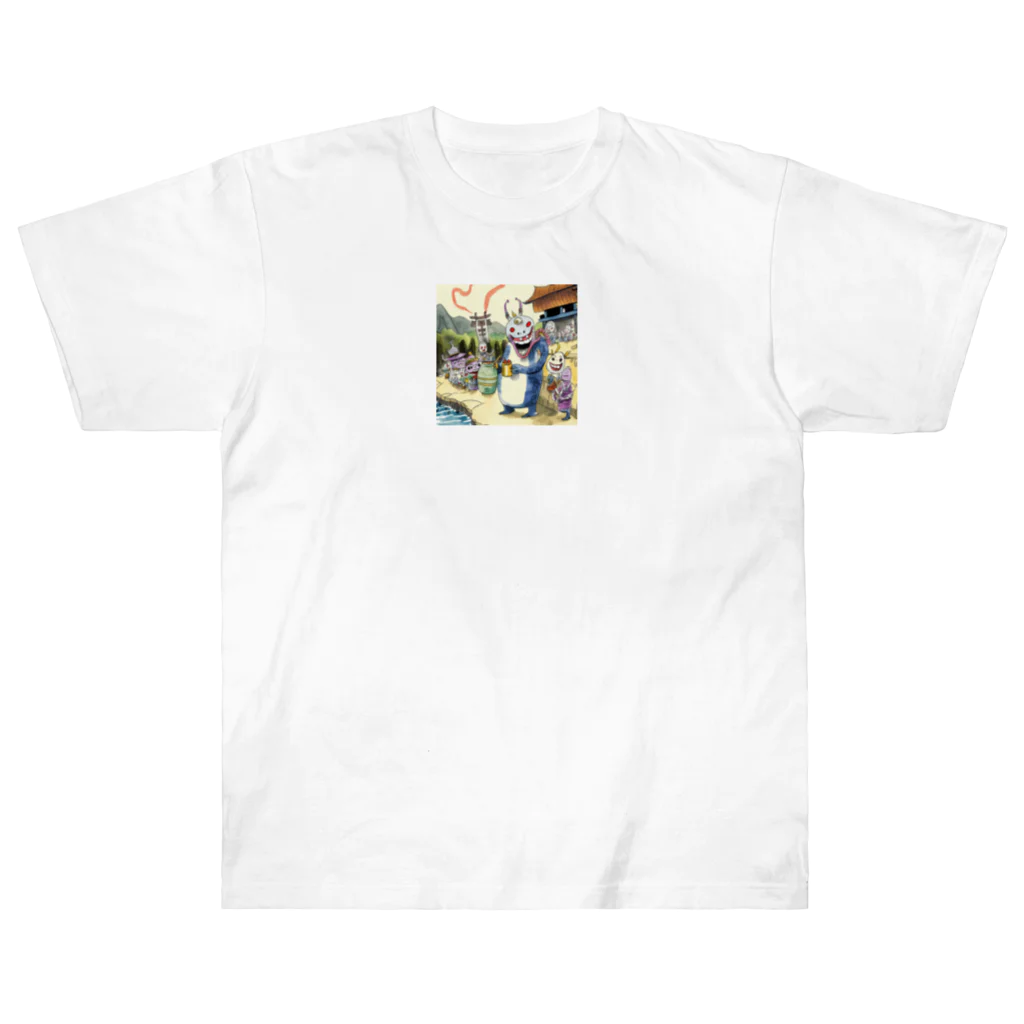 teamSOUのMiyoshi Lovers -Yokai Sake Festival 01- Heavyweight T-Shirt