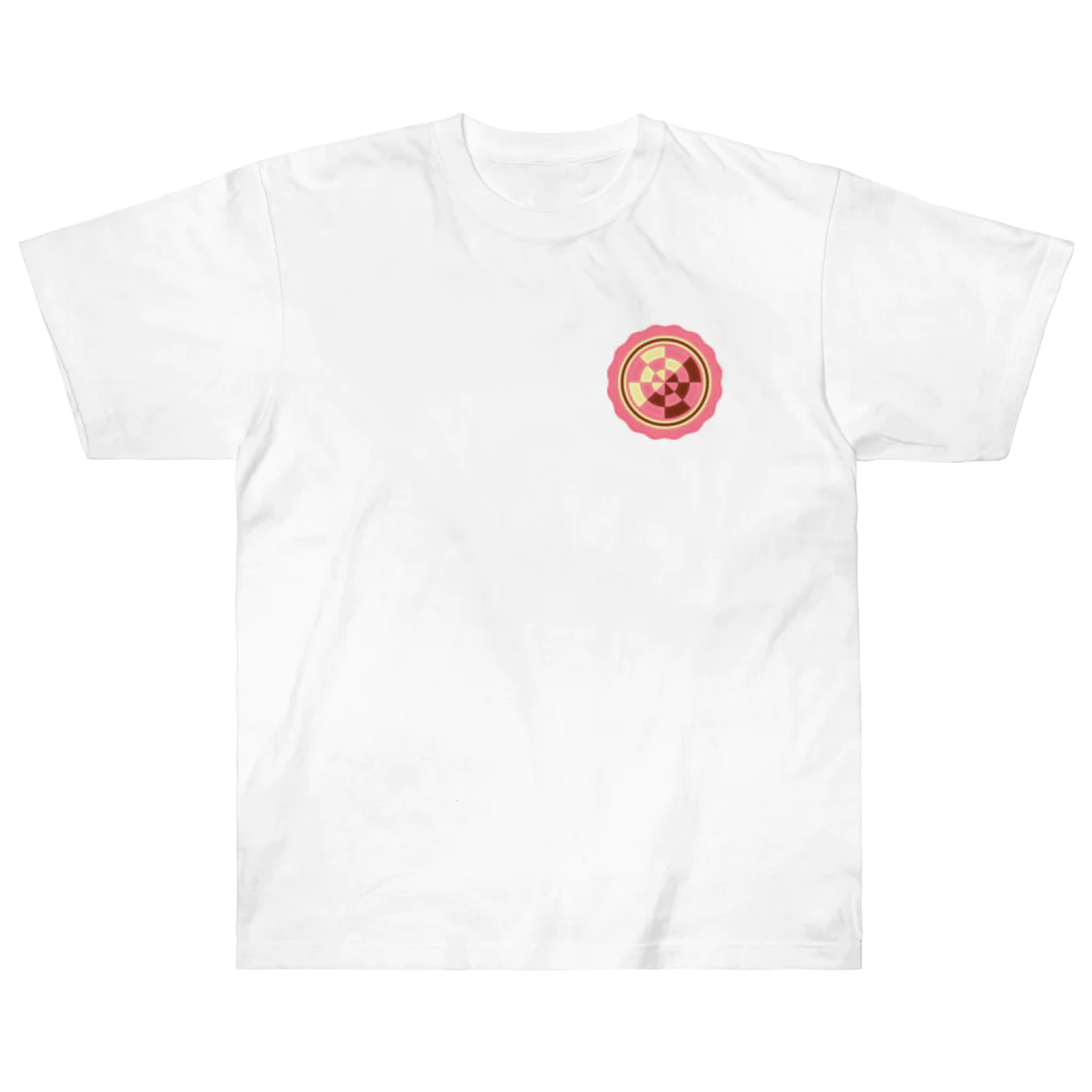 ハナドリカ SUZURI店の花の形の板チョコ(苺) Heavyweight T-Shirt