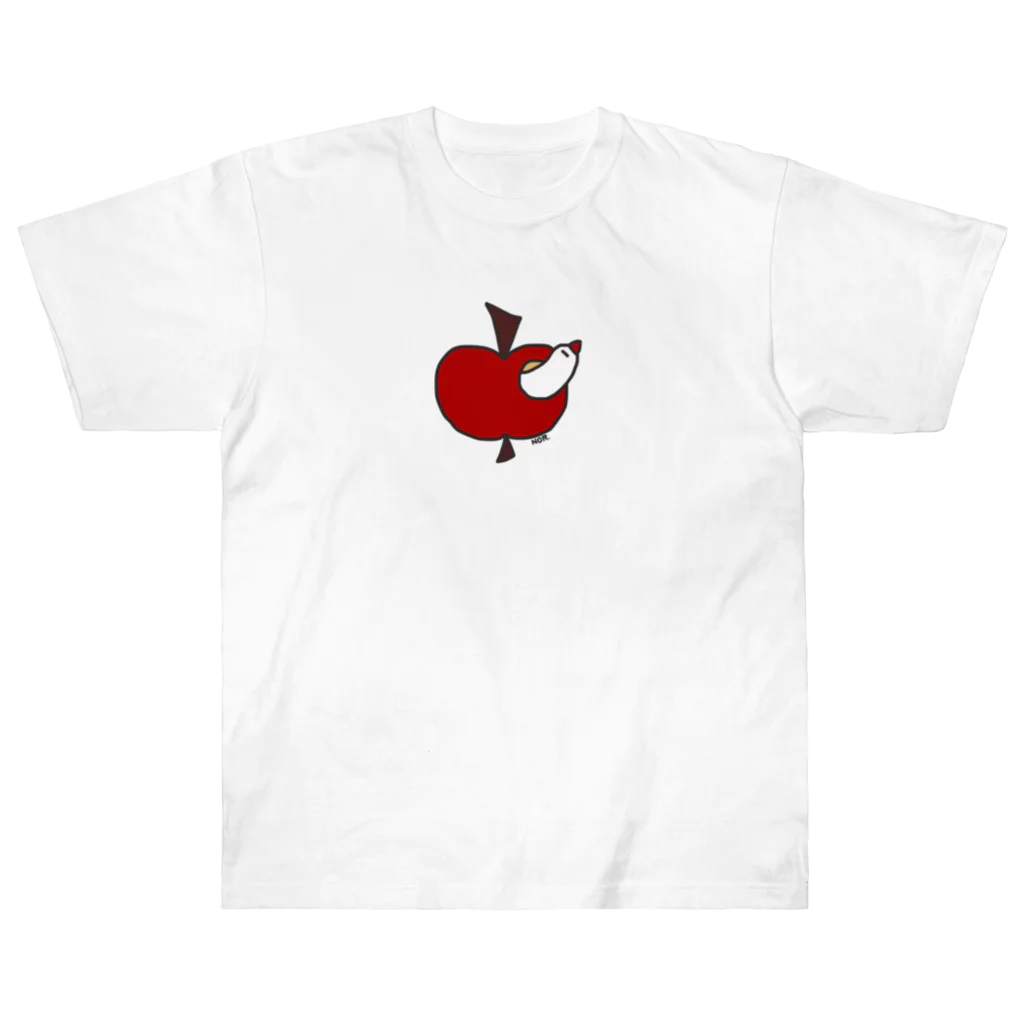 【NOR.】のりんご文鳥 ヘビーウェイトTシャツ