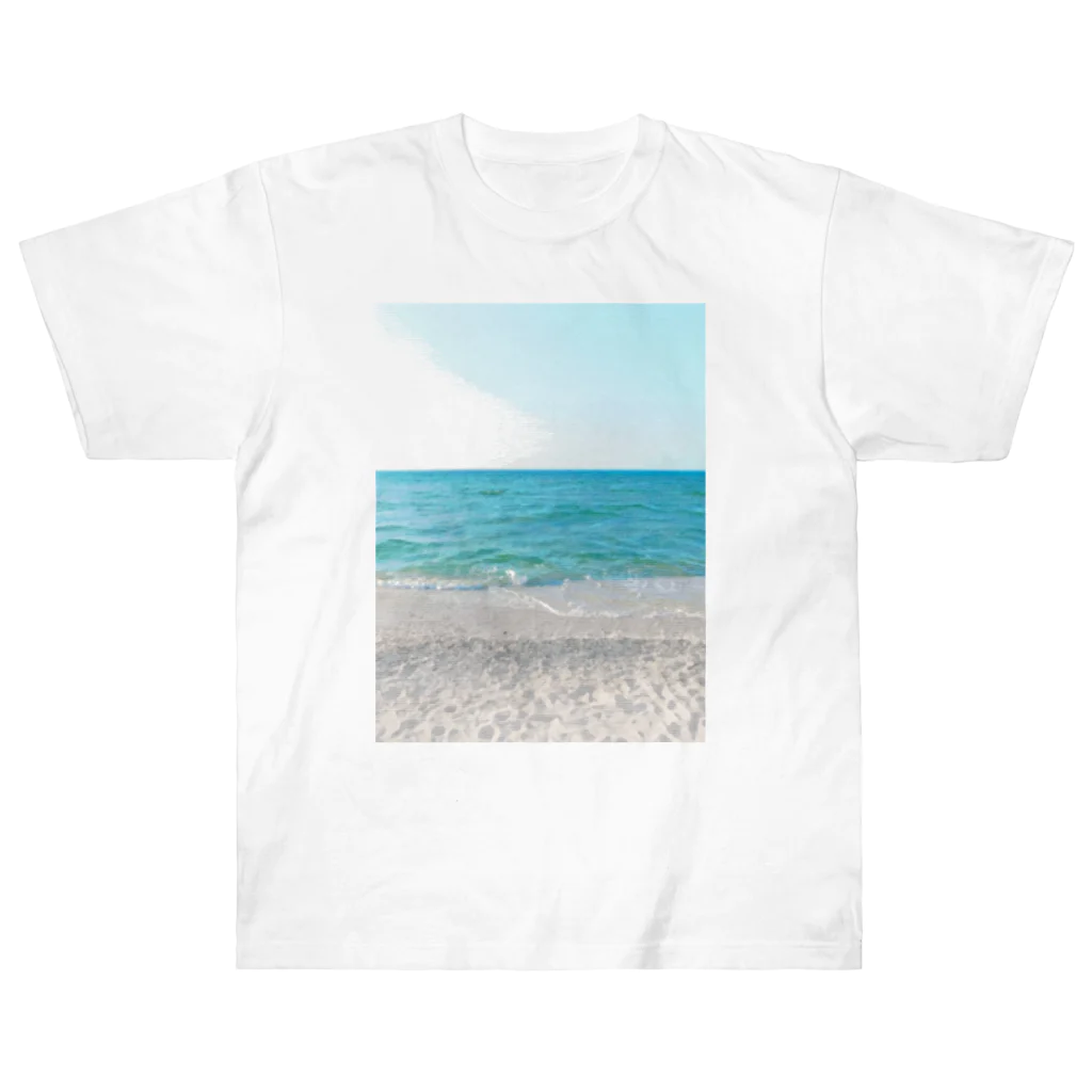 dizzyのlife is better at the beach ヘビーウェイトTシャツ