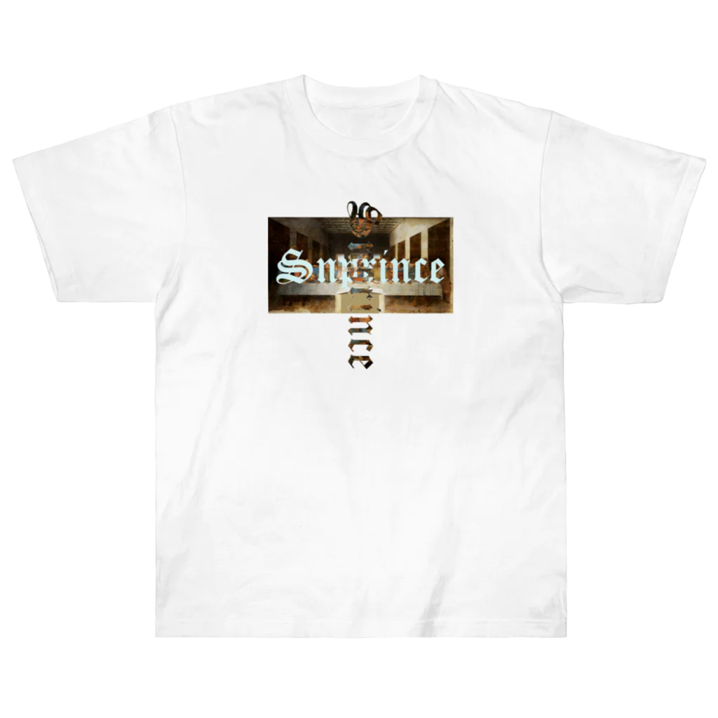 王子のアパレル SnprinceのSnprince 最後の晩餐logo Heavyweight T-Shirt