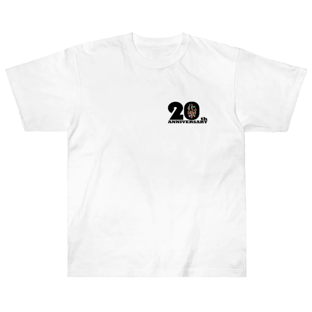 化楽オフィシャルグッズ販売の20周年ワンマンライブT　淡色 ヘビーウェイトTシャツ