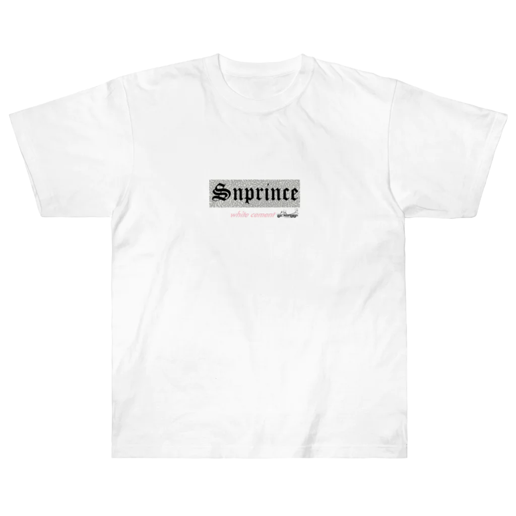 王子のアパレル Snprinceのwhite cement Snprince boxlogo（黒） ヘビーウェイトTシャツ