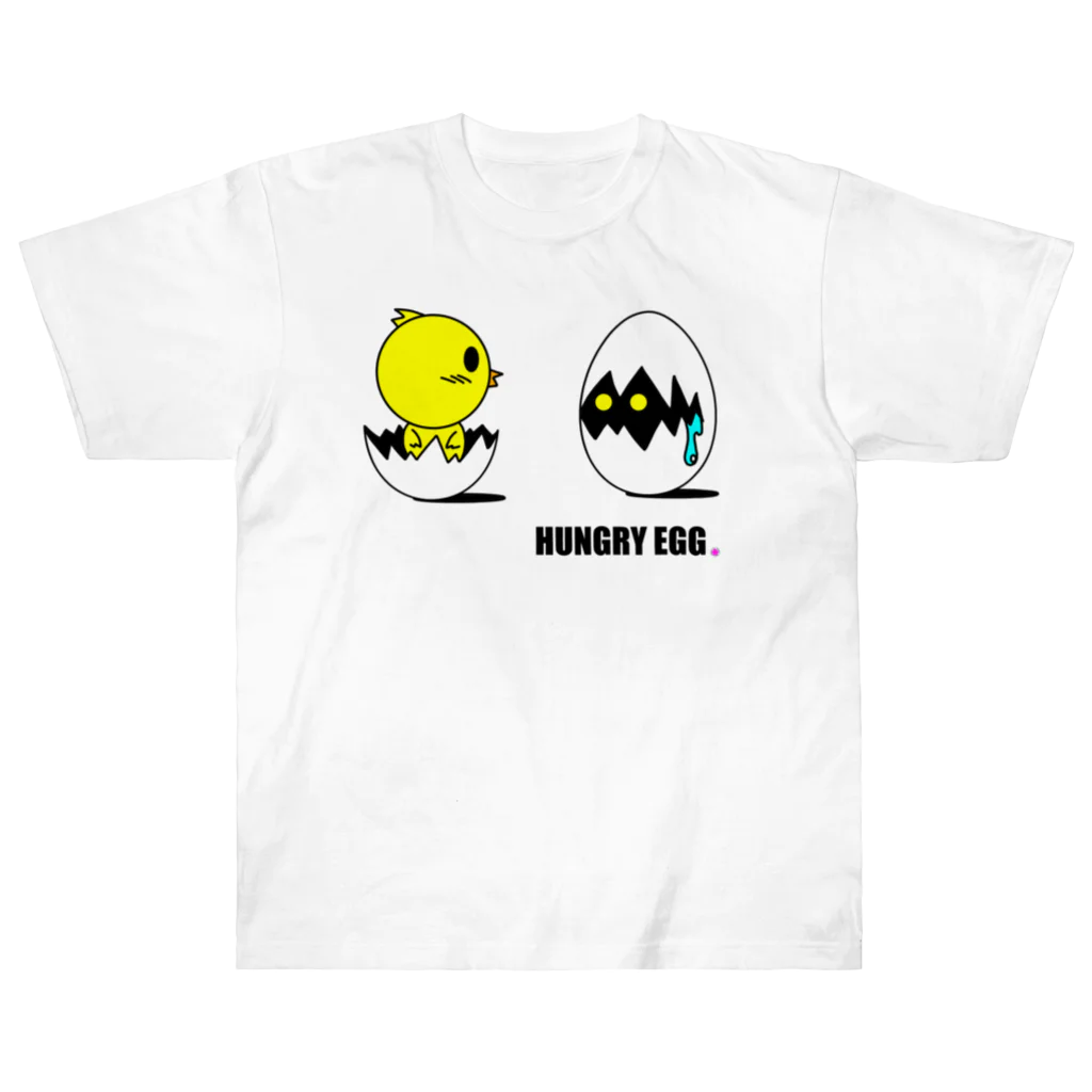 PLUM  VILLAGEの『HUNGRY EGG』「・・・ん？」 ヘビーウェイトTシャツ