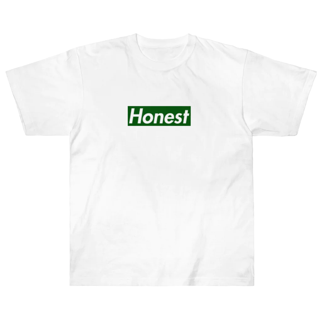 Honest のボックスロゴ(グリーン) Heavyweight T-Shirt