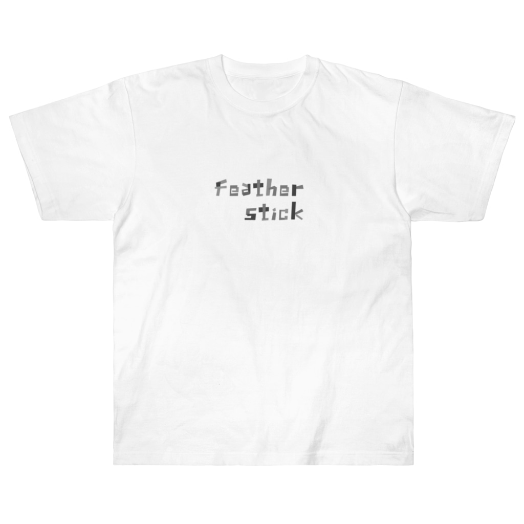 Feather stick-フェザースティック-のFeather stickモノトーン Heavyweight T-Shirt