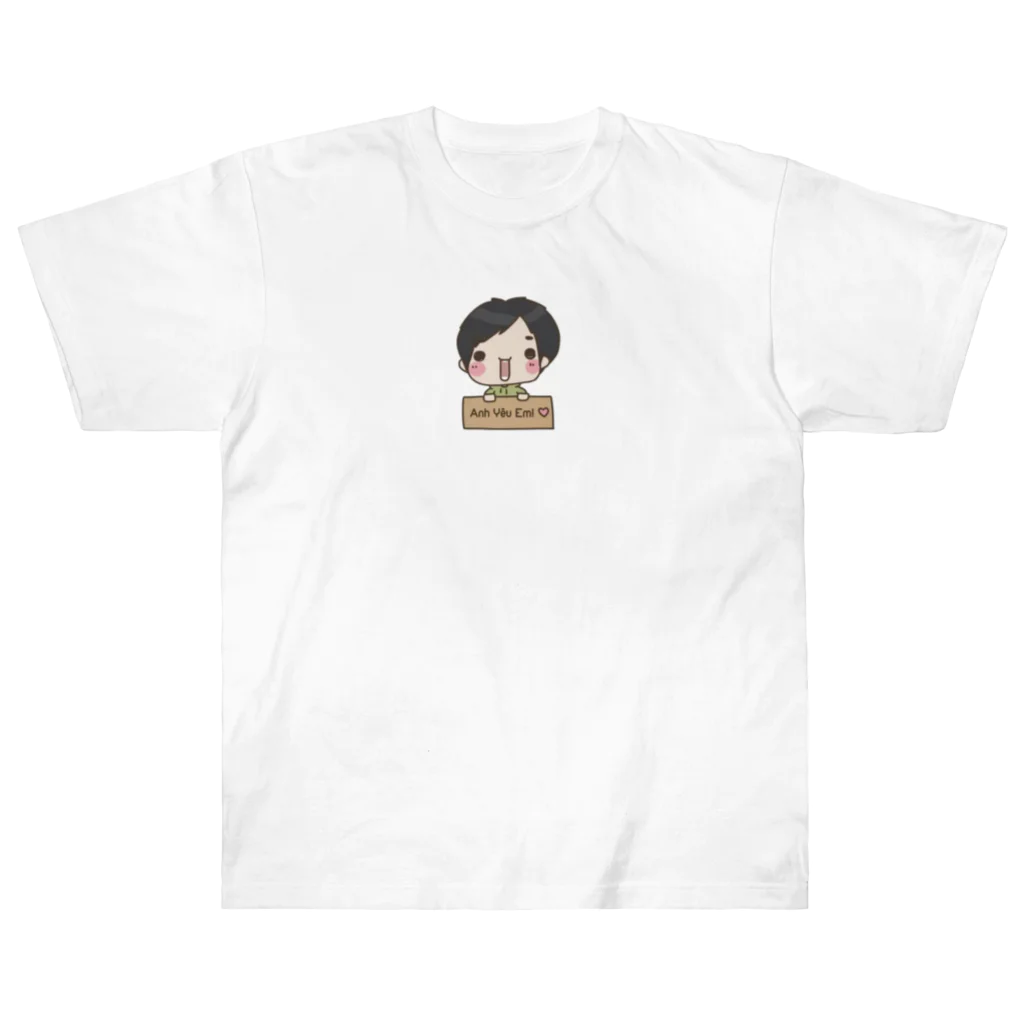 Latte-のベトナムの愛 Heavyweight T-Shirt