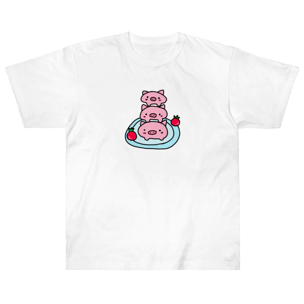 みつまめこshopの可愛いお料理 Heavyweight T-Shirt