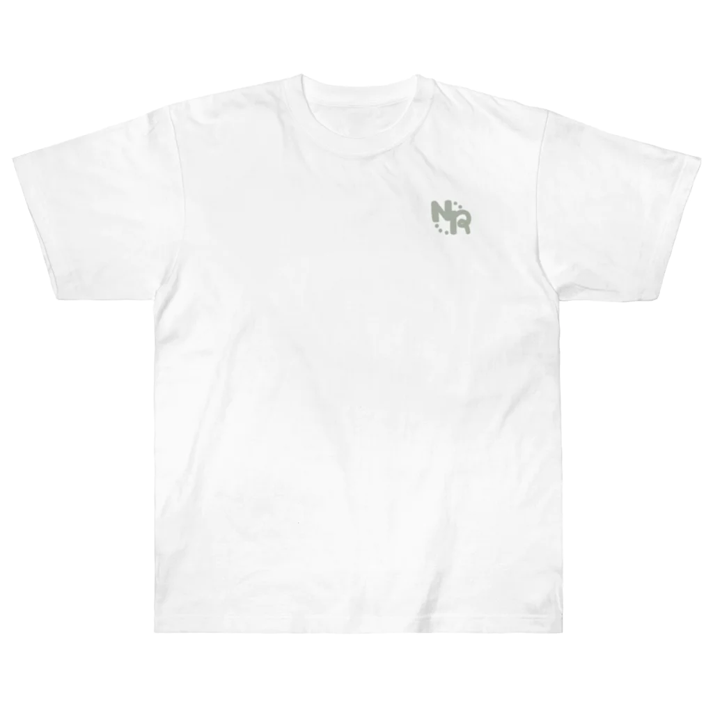 えりぴのおみせのNONBIRelax 切手ぽいやつ（green） Heavyweight T-Shirt