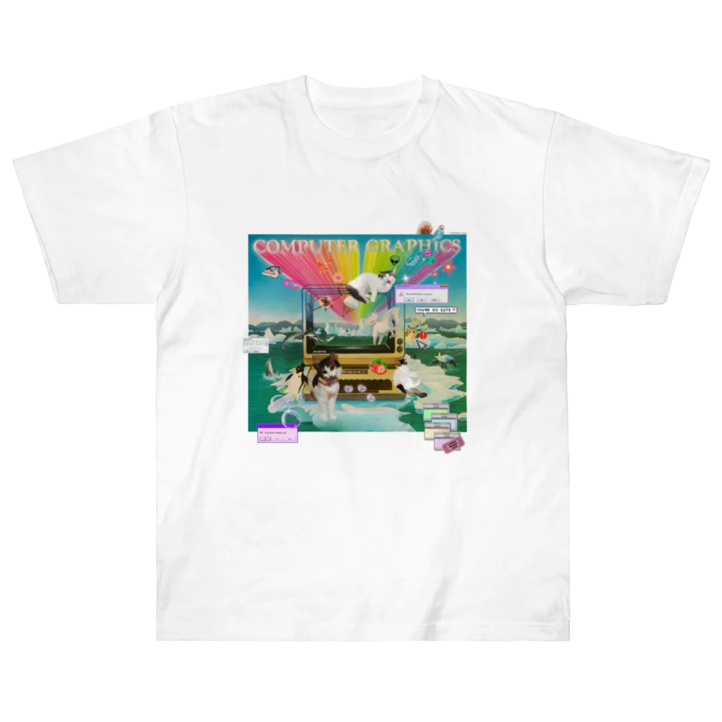 𝙈𝙊𝙈𝙊'𝙨 𝙎𝙝𝙤𝙥の#Computer graphics 2023 Heavyweight T-Shirt