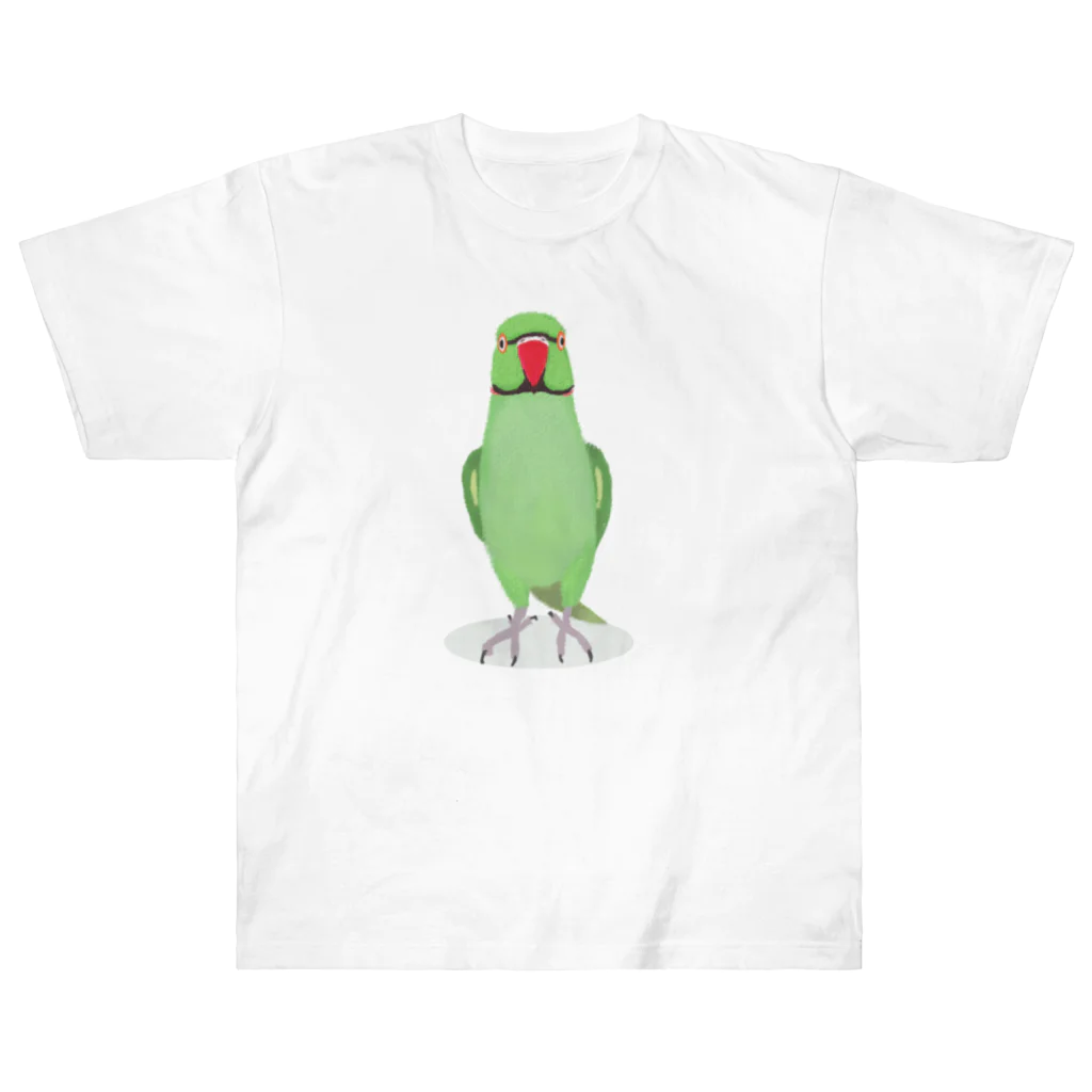 小桜森のワカケホウセイインコ Heavyweight T-Shirt