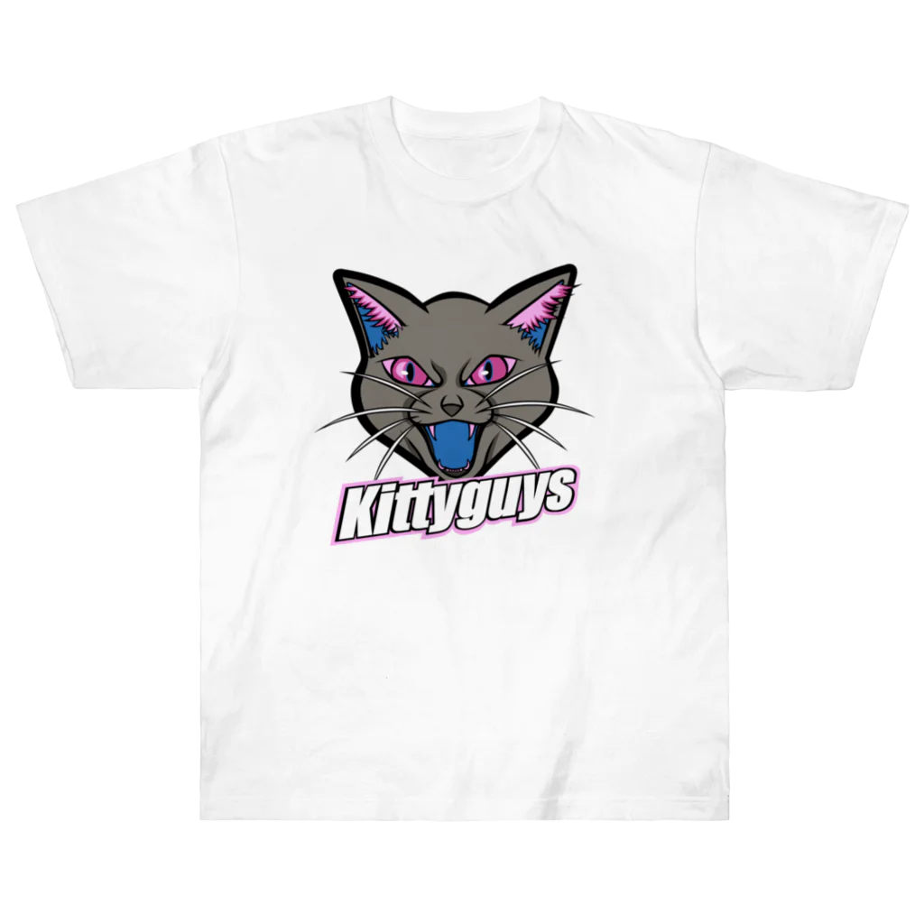 Kitty Guys Co., Ltd.のKittyguys Cat ヘビーウェイトTシャツ