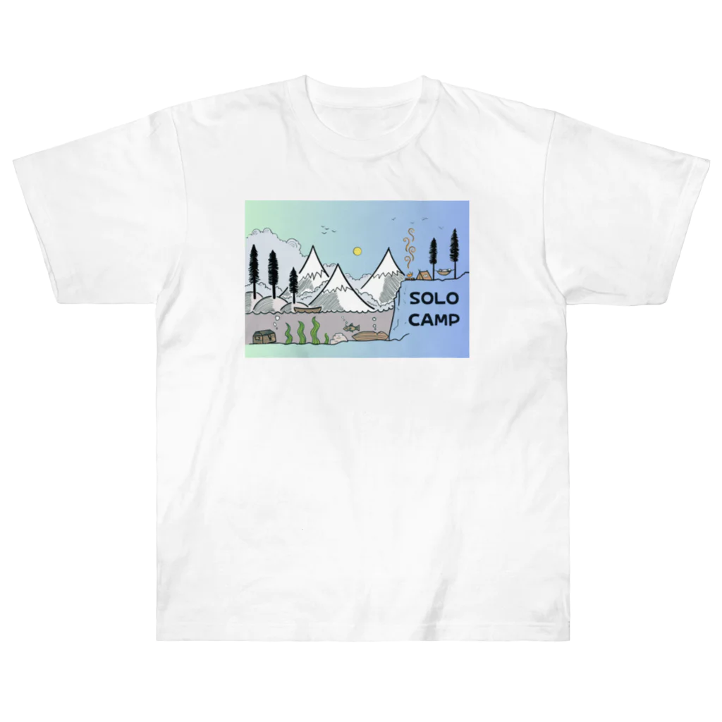 RAINBOW-WORKSの広大なソロキャンプ🏕 Heavyweight T-Shirt