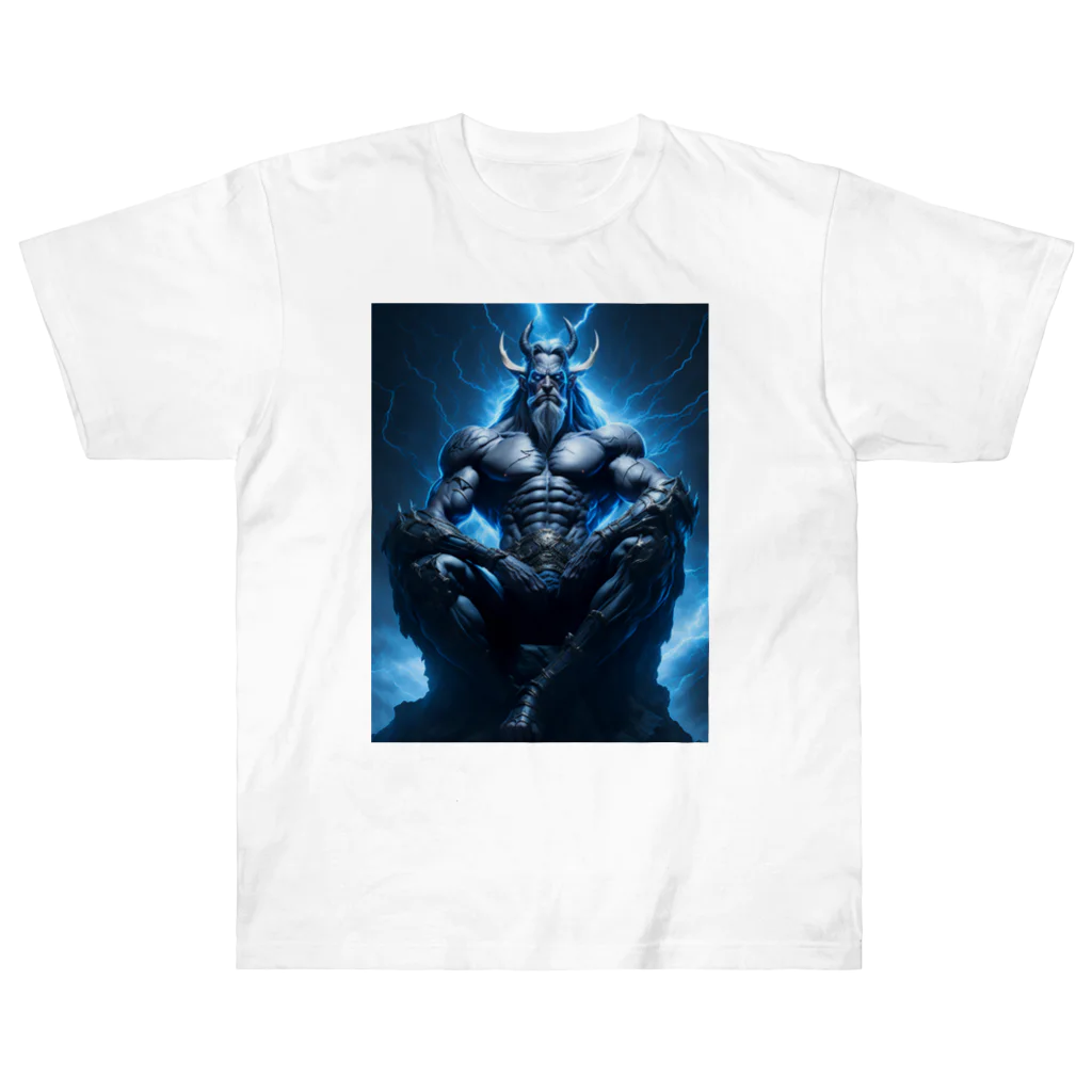 AI-assembleの雷神 god of thunder Heavyweight T-Shirt