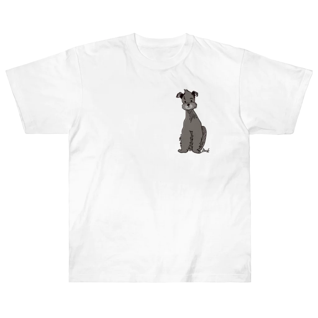 74Beckのミックス犬ベック Heavyweight T-Shirt
