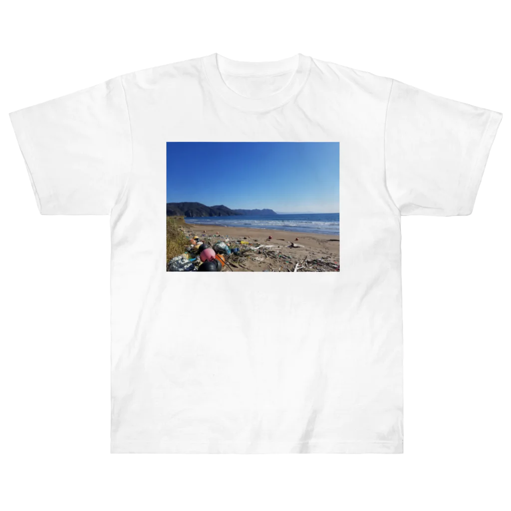 kfcj-kのシズカリ海岸 Heavyweight T-Shirt