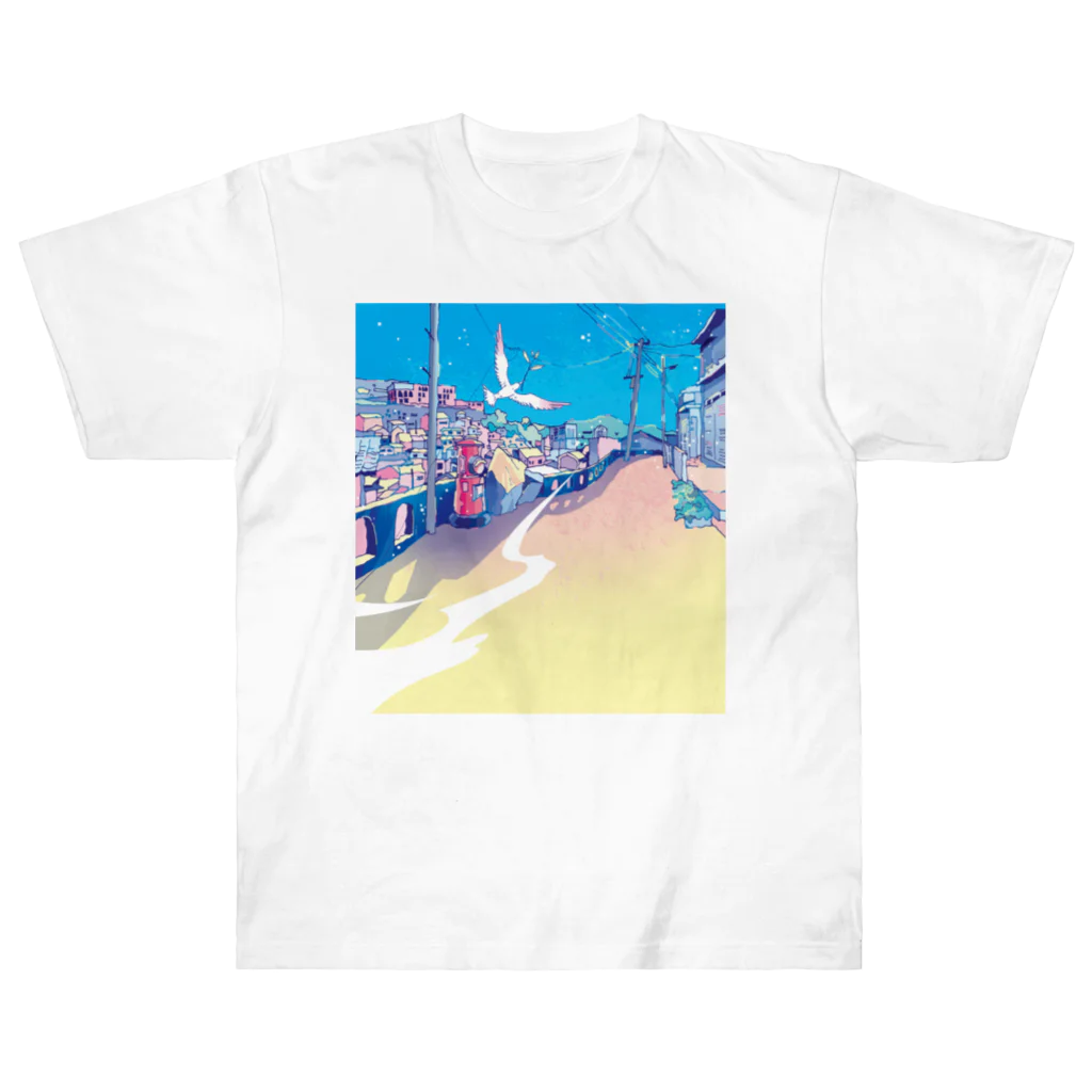 Saigetsuの【長崎の風景】 ヘビーウェイトTシャツ