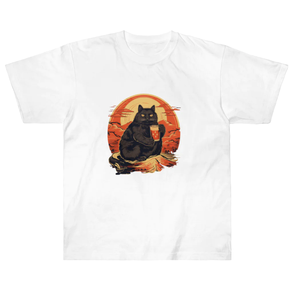 NEKO BreweryのYONA YONA CAT IPA ヘビーウェイトTシャツ