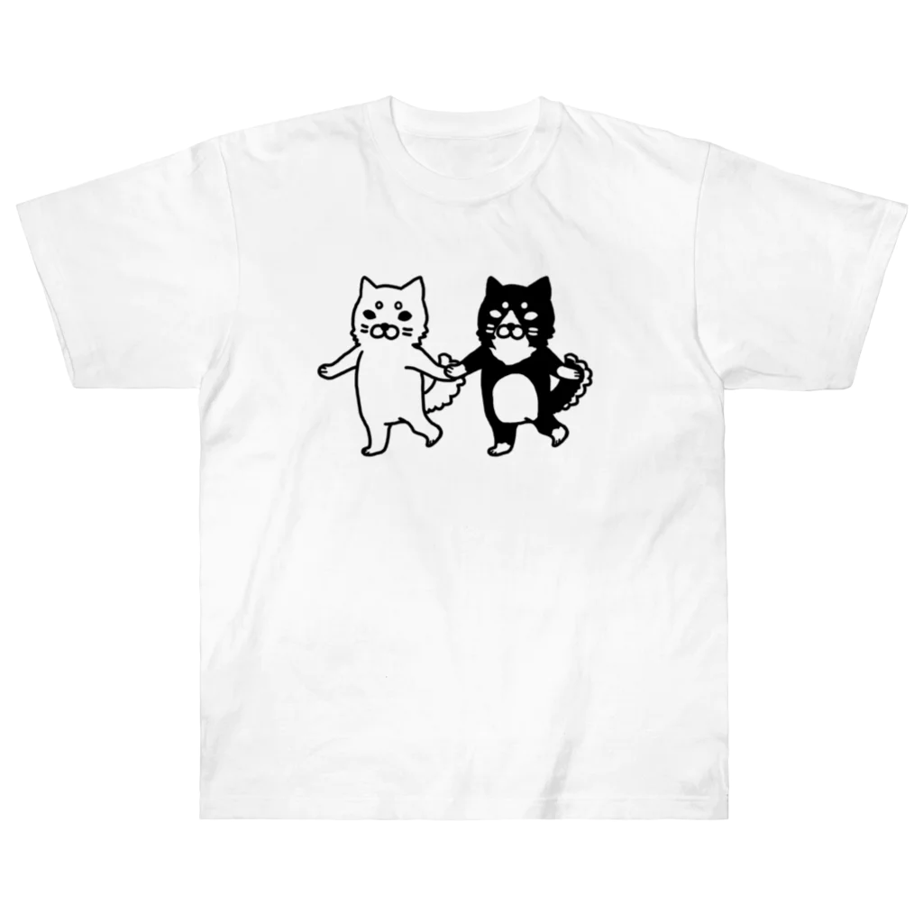 ヒヨッコ堂のるんたったWしばわん ヘビーウェイトTシャツ