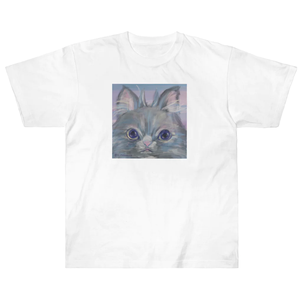 猫のきぬくんのお店のフクロウじゃないもん Heavyweight T-Shirt