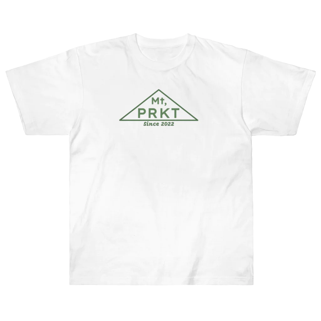 プリケツマウン店のMt,PRKTロゴ　1st Anniversary　白 Heavyweight T-Shirt