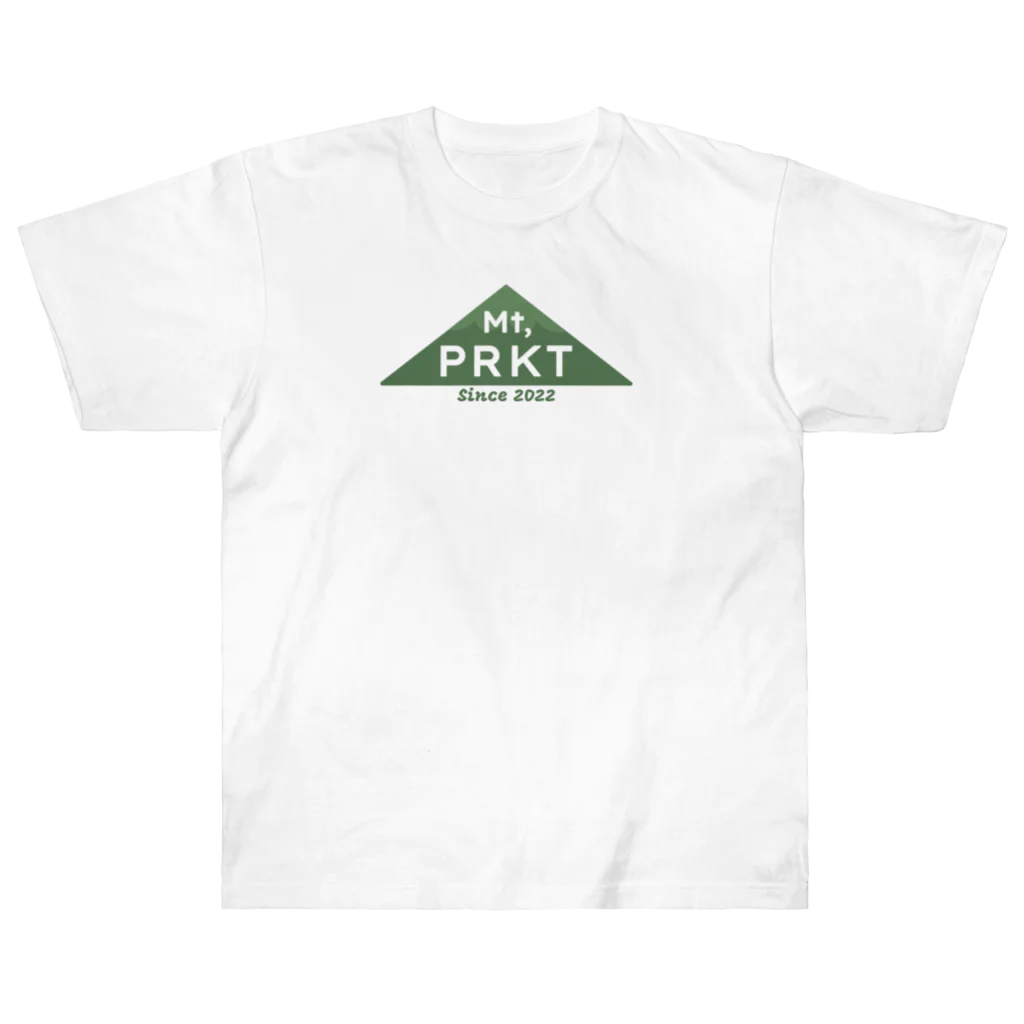 プリケツマウン店のMt,PRKTロゴ　1st Anniversary　緑 Heavyweight T-Shirt