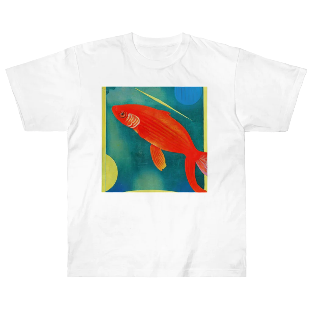 Danke Shoot Coffeeの流星金魚 Heavyweight T-Shirt