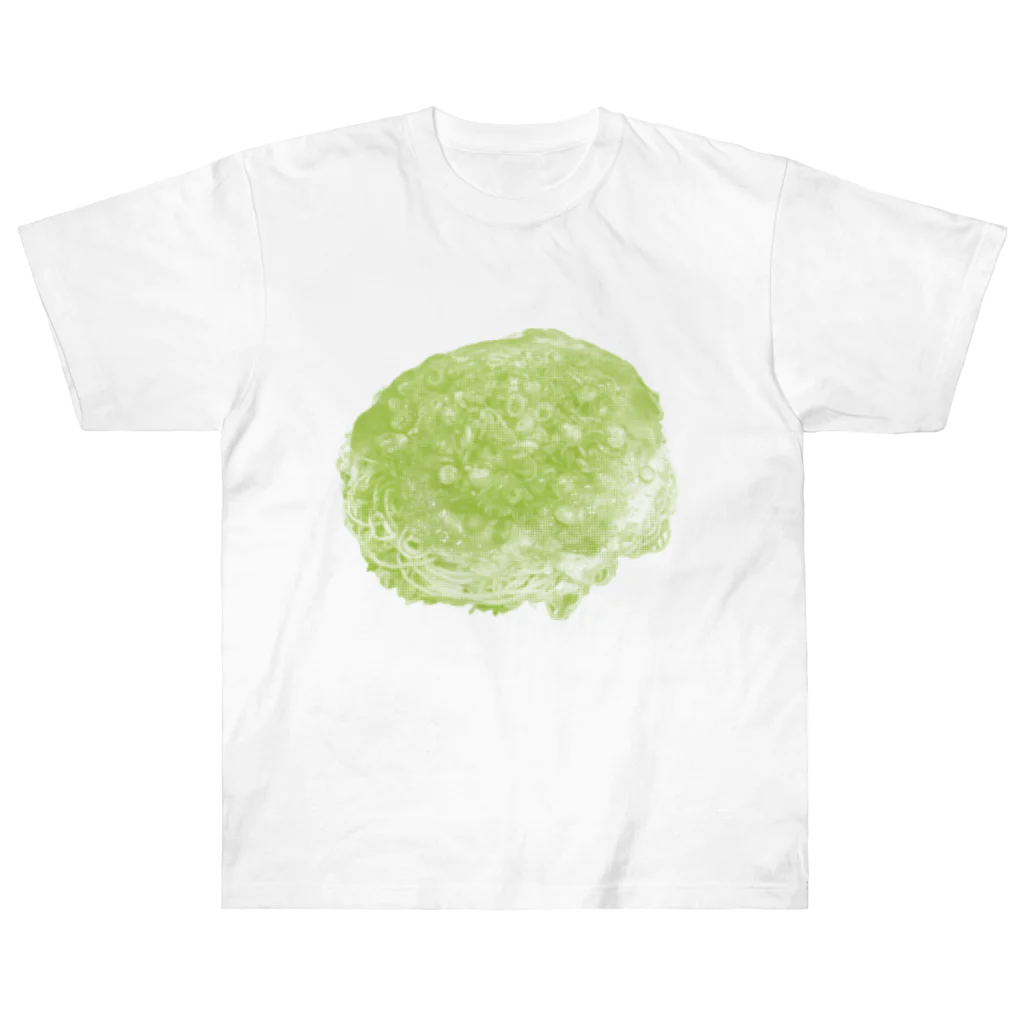 お好み焼き女ちゃんの広島おこ │green ヘビーウェイトTシャツ