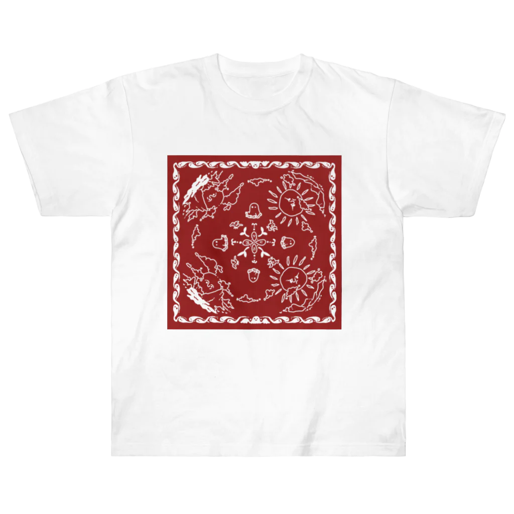 mog_itのobake-bandana Heavyweight T-Shirt