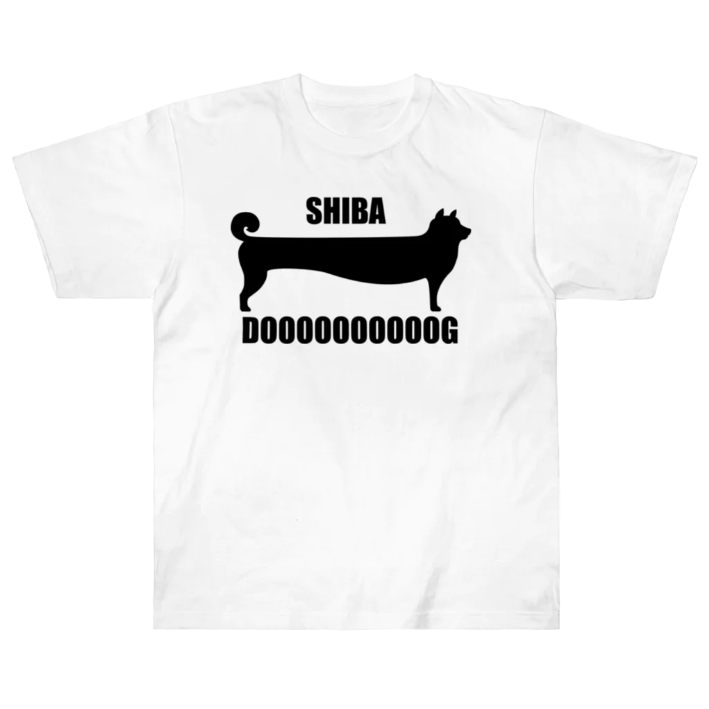 PolarBearLABOのLONG SHIBA DOG ヘビーウェイトTシャツ