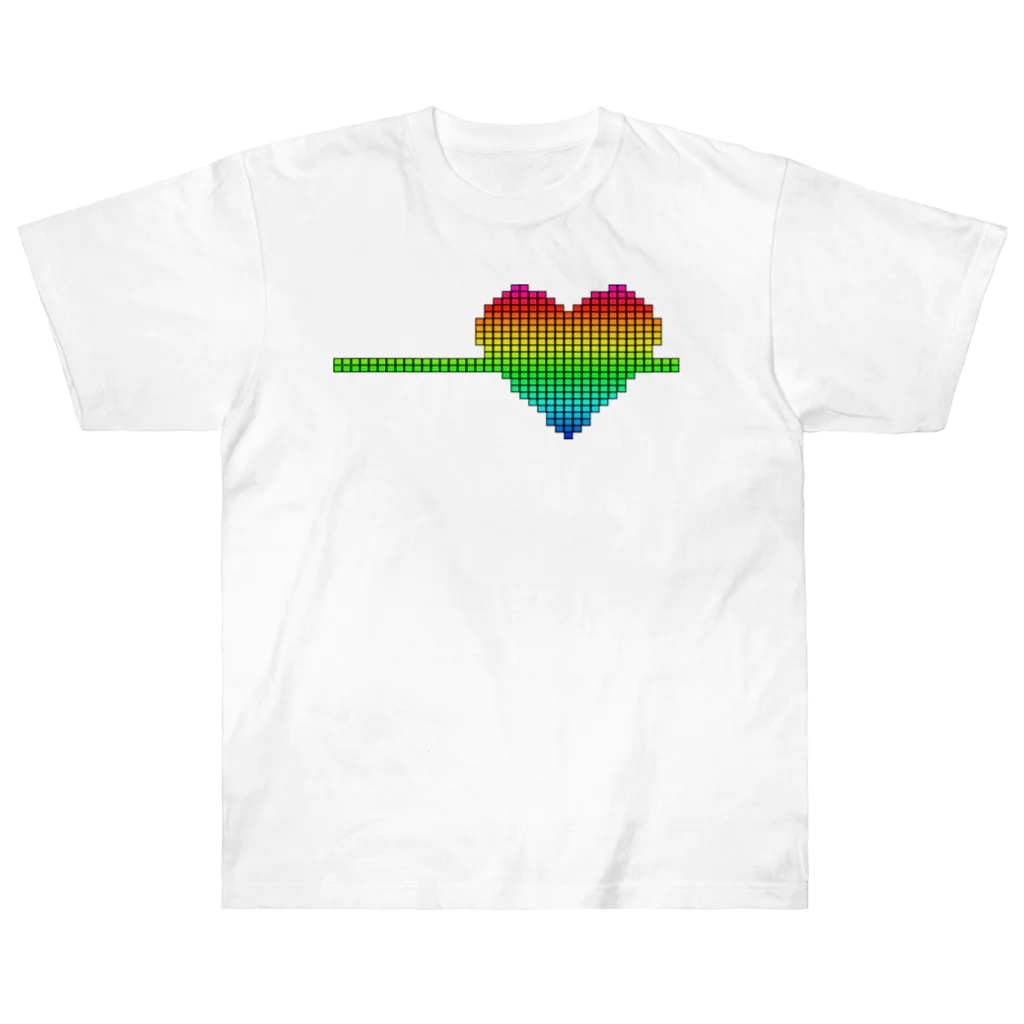 PolarBearLABOのHeartBeat2 ヘビーウェイトTシャツ